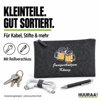 Kulturbeutel Jungschützenkönig Schützenfest 1 Liter Charcoal