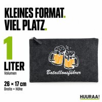 Kulturbeutel Bataillonsführer Schützenfest 1 Liter Charcoal