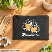 Kulturbeutel Musikleiter Spielmannszug 1 Liter Charcoal