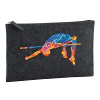 Kulturbeutel Leichtathletik Hochsprung 1 Liter Charcoal