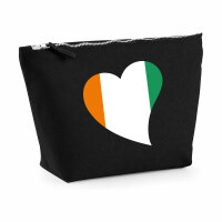 Kulturbeutel Elfenbeink&uuml;ste Flagge Herz 1 Liter...