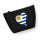 Kulturbeutel Uruguay Flagge Herz 1 Liter Charcoal