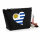 Kulturbeutel Uruguay Flagge Herz 1 Liter Charcoal