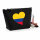 Kulturbeutel Kolumbien Flagge Herz 1 Liter Charcoal