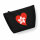 Kulturbeutel Hongkong Flagge Herz 1 Liter Charcoal