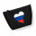 Kulturbeutel Russland Flagge Herz 1 Liter Charcoal