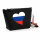 Kulturbeutel Russland Flagge Herz 1 Liter Charcoal
