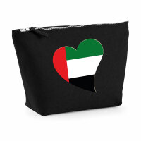Kulturbeutel Vereinigte Arabische Emirate Flagge Herz 1...