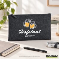 Kulturbeutel Hofstaat 2029/30 Bierkrug Schützenfest 1 Liter Charcoal