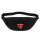 Bauchtasche Kenia Flagge Herz 2,5 Liter Black