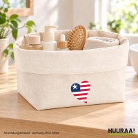 Organizer Liberia Flagge Herz