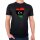 Herren T-Shirt Libyen Flagge Herz