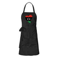 Sch&uuml;rze Libyen Flagge Herz
