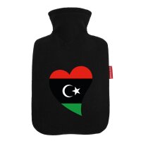 W&auml;rmflasche Libyen Flagge Herz