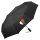 Regenschirm Madagaskar Flagge Herz 98cm Schwarz