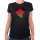Damen T-Shirt Malawi Flagge Herz