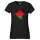 Damen T-Shirt Malawi Flagge Herz