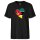 Herren T-Shirt Mosambik Flagge Herz