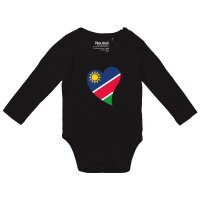 Baby Body Namibia Flagge Herz