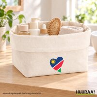 Organizer Namibia Flagge Herz