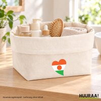 Organizer Niger Flagge Herz