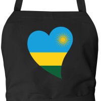 Schürze Ruanda Flagge Herz