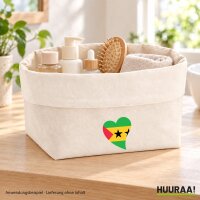 Organizer Sao Tome und Principe Flagge Herz