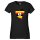 Damen T-Shirt Uganda Flagge Herz