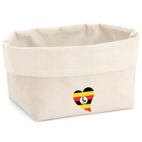 Organizer Uganda Flagge Herz