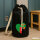 Seesack Sambia Flagge Herz 20 Liter Black
