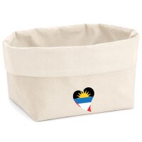 Organizer Antigua und Barbuda Flagge Herz