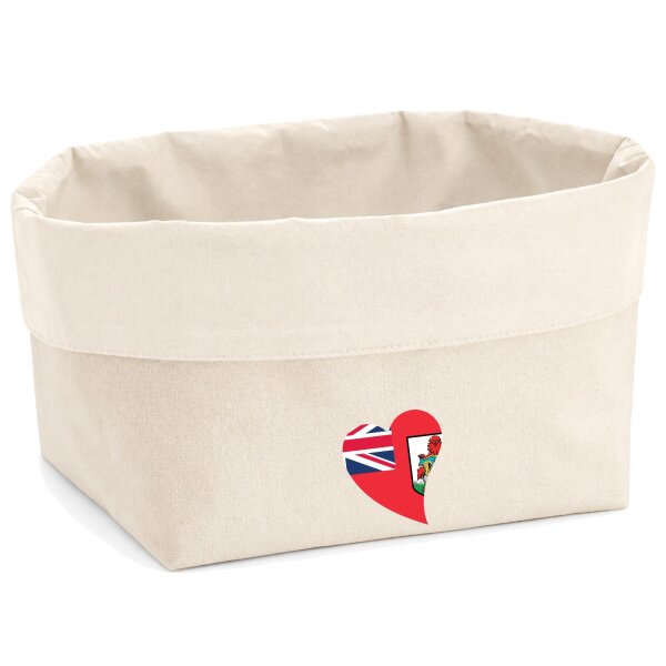 Organizer Bermuda Flagge Herz