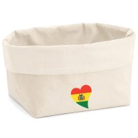 Organizer Bolivien Flagge Herz
