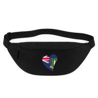 Bauchtasche Britische Jungfrau Inseln Flagge Herz 2,5...