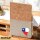 Notizbuch A5 Chile Flagge Herz 80 Blatt inkl. Kugelschreiber