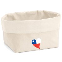 Organizer Chile Flagge Herz