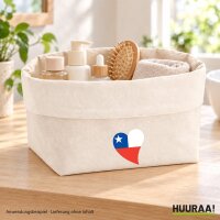 Organizer Chile Flagge Herz