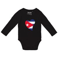 Baby Body Kuba Flagge Herz