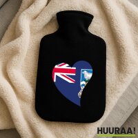 W&auml;rmflasche Falklandinseln Flagge Herz