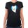 Damen T-Shirt Guatemala Flagge Herz