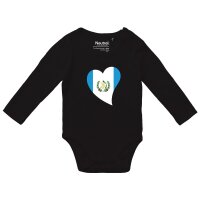 Baby Body Guatemala Flagge Herz