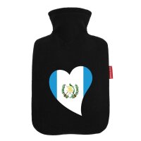 W&auml;rmflasche Guatemala Flagge Herz