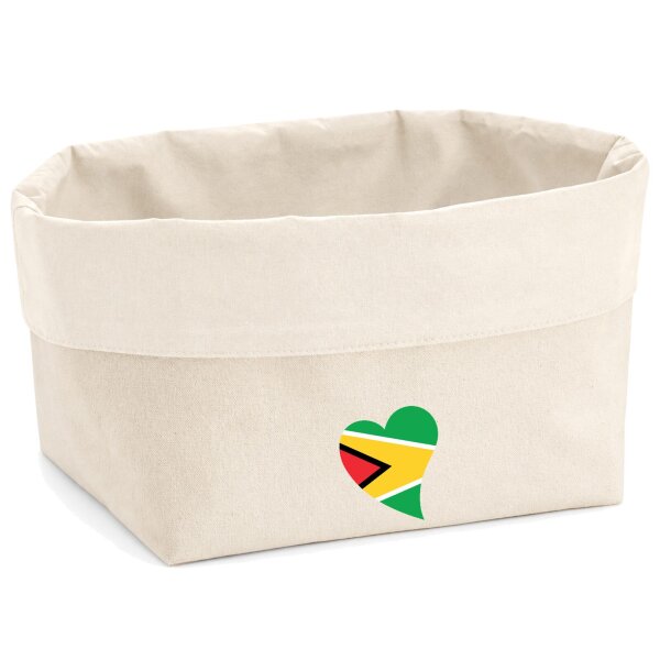 Organizer Guyana Flagge Herz