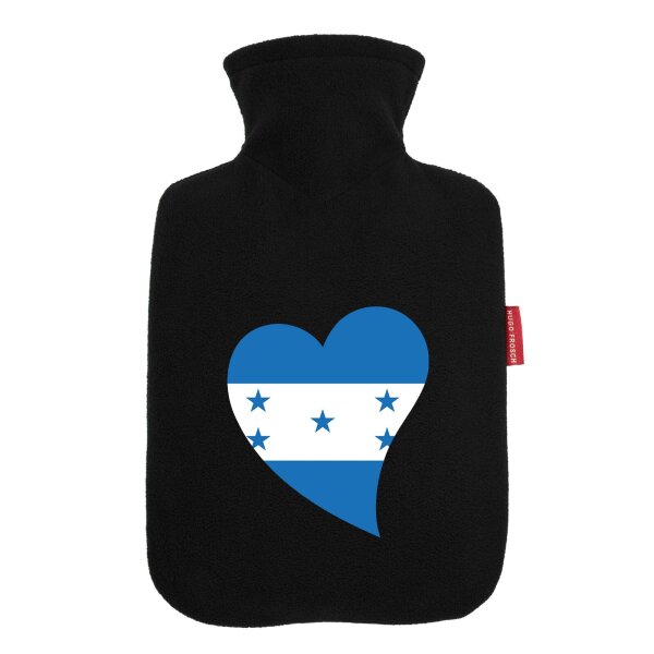 Wärmflasche Honduras Flagge Herz