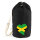 Seesack Jamaika Flagge Herz 20 Liter Black