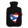 Wärmflasche Puerto Rico Flagge Herz