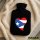 Wärmflasche Puerto Rico Flagge Herz