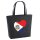 Filzshopper Sint Maarten Flagge Herz, 22 Liter