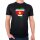 Herren T-Shirt Surinam Flagge Herz