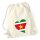 Turnbeutel Surinam Flagge Herz 12 Liter